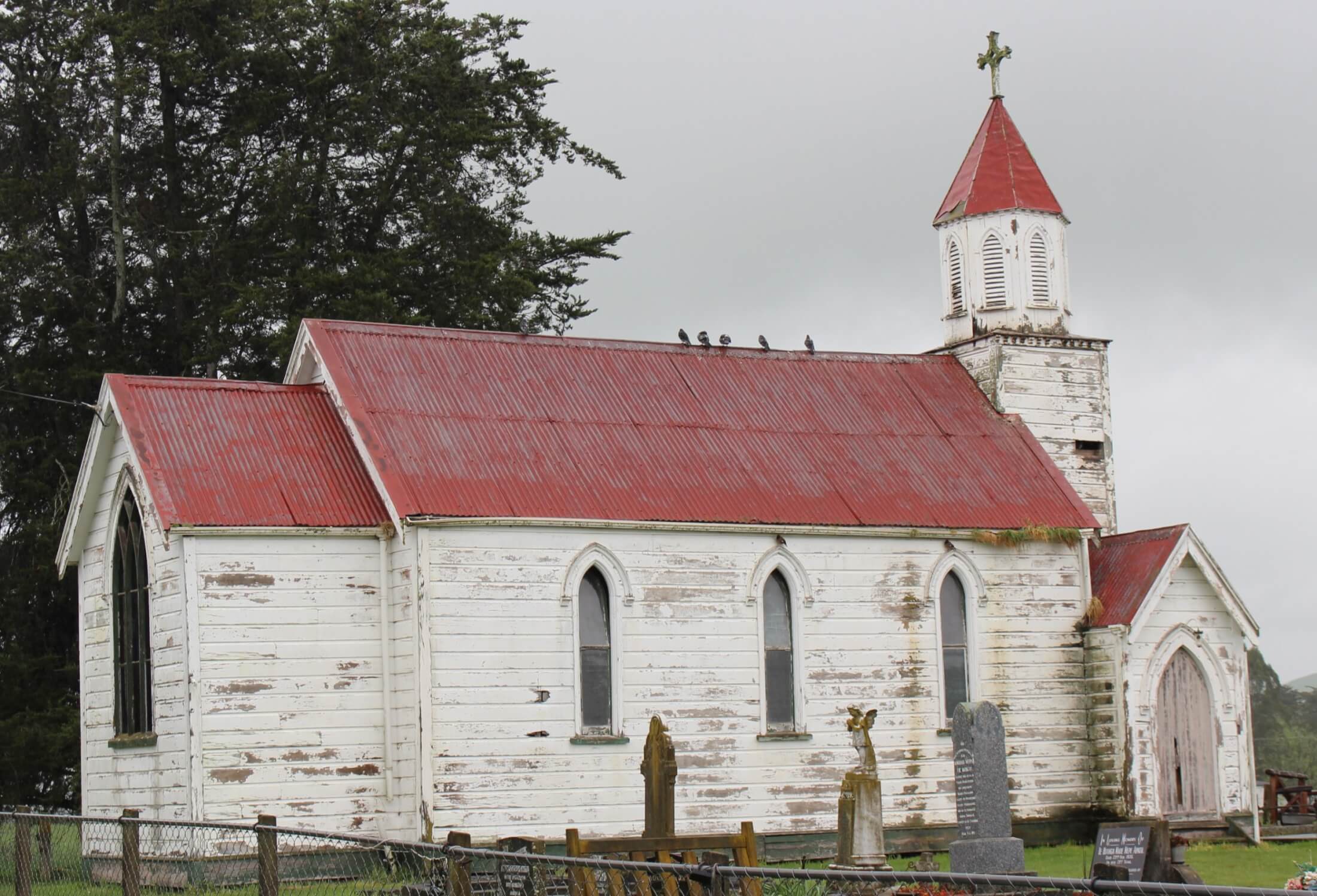 Historic Te Nākahi Parahi Church in Waipawa, Central Hawkes Bay