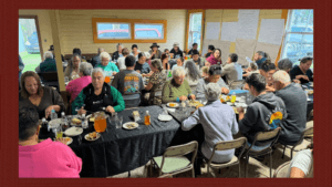 Whānau gather at Rākaihoea, Kākāriki, during Easter weekend